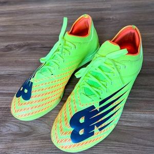 New Balance Furon V6+ Dispatch- Indoor/ Bleached Lime Glo/Citrus Size 9.5 2E W